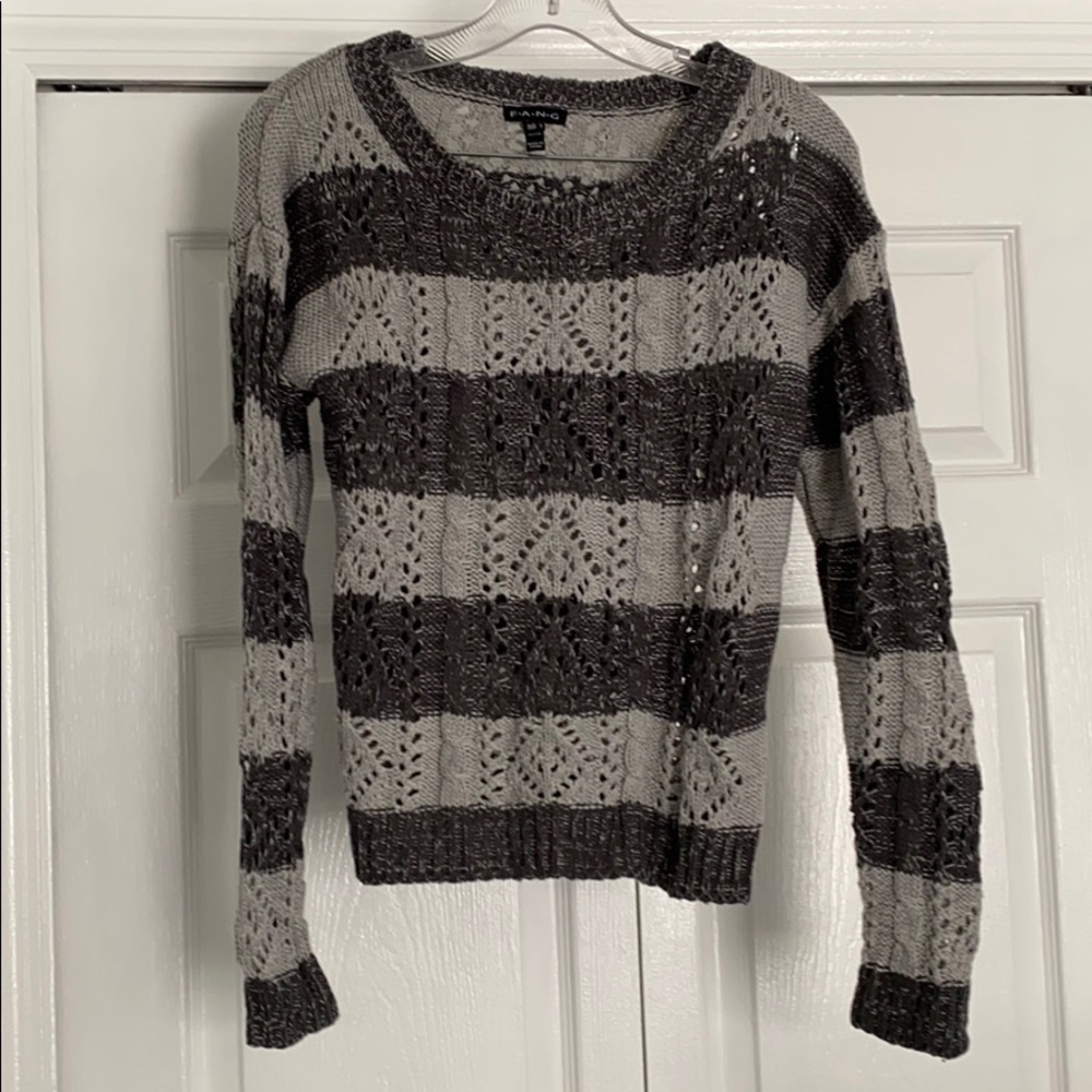 Soft cable knit sweater